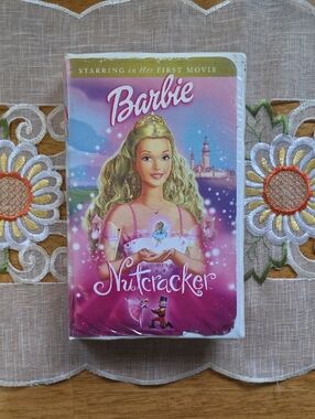 Barbie Nutcracker Movie VHS Clamshell Case Vintage 2001 - Pink